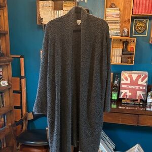 A New Day M/L Charcoal Textured Cardigan